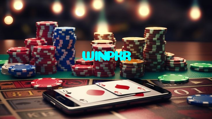 WINPKR casino presented on mobile device in Pakistan with slots and live games